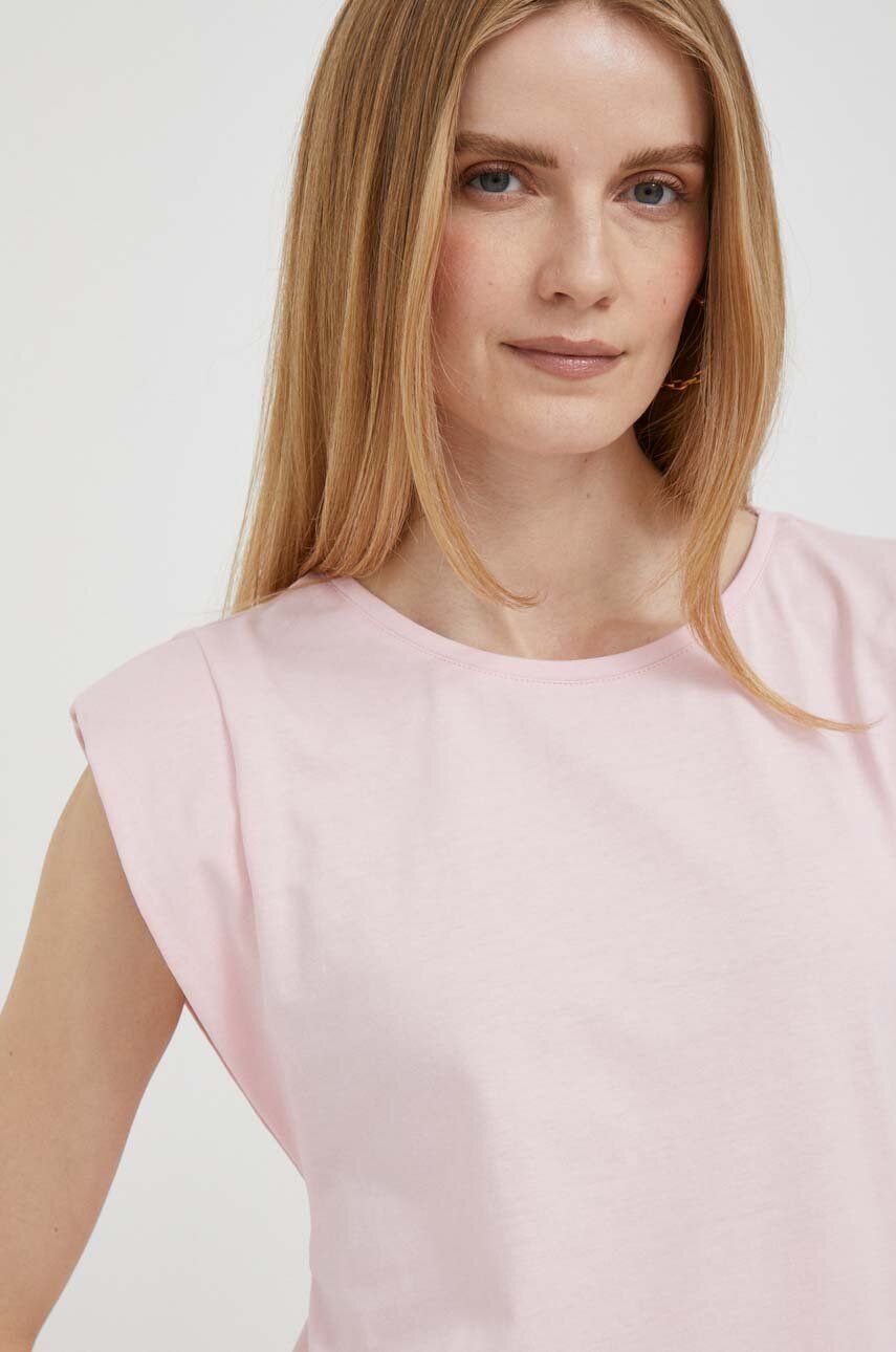 E-shop Bavlněný top Rich & Royal růžová barva