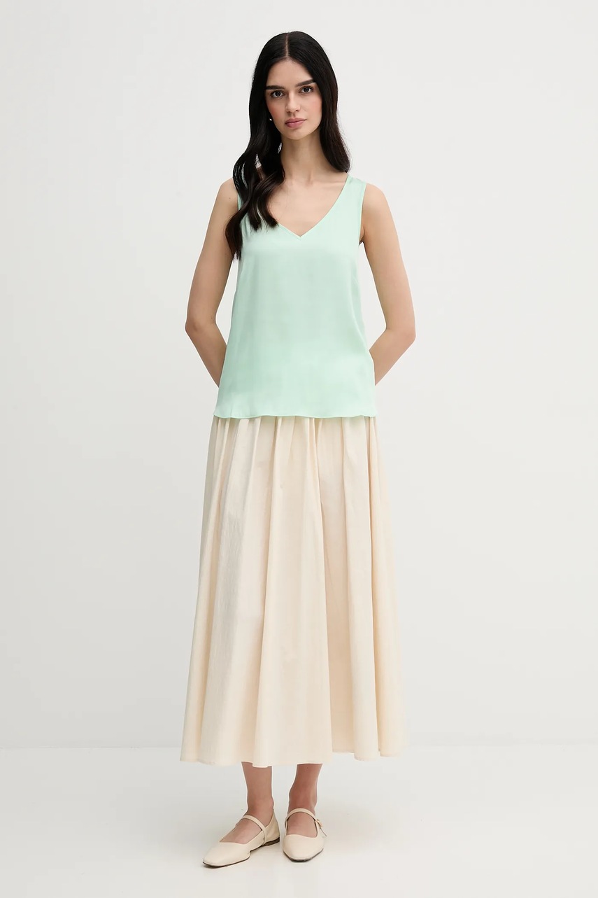 Μεταξωτό τοπ Mos Mosh χρώμα: μαύρο φωτογραφία