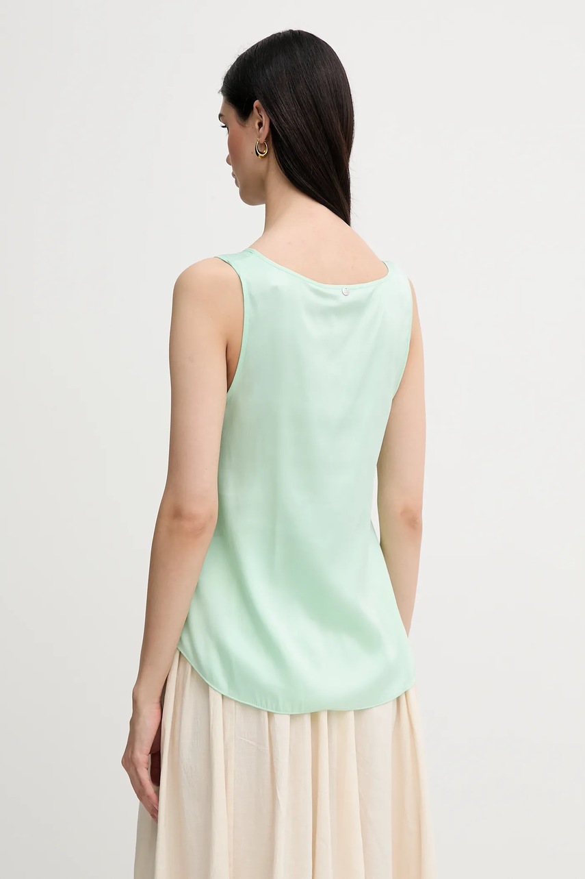 Μεταξωτό τοπ Mos Mosh χρώμα: μαύρο φωτογραφία