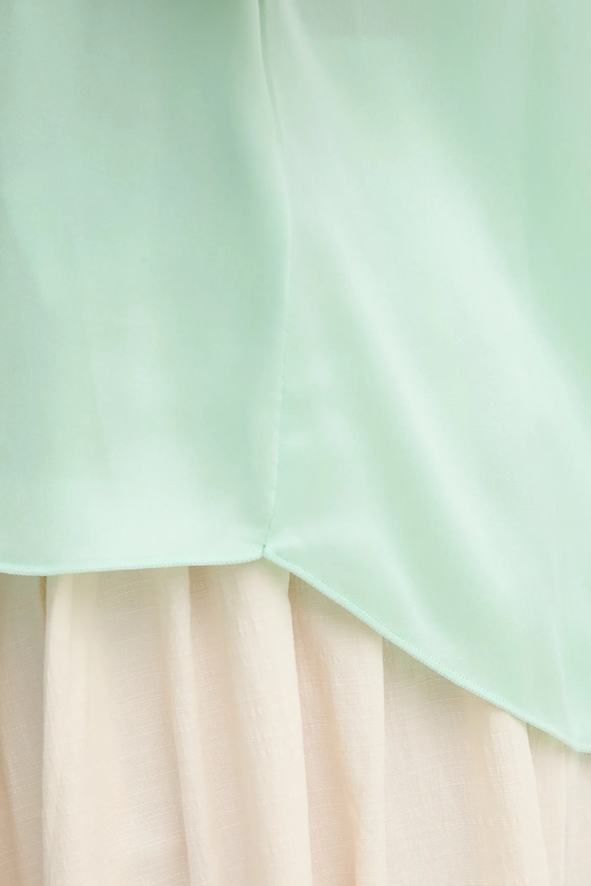 Μεταξωτό τοπ Mos Mosh χρώμα: μαύρο φωτογραφία