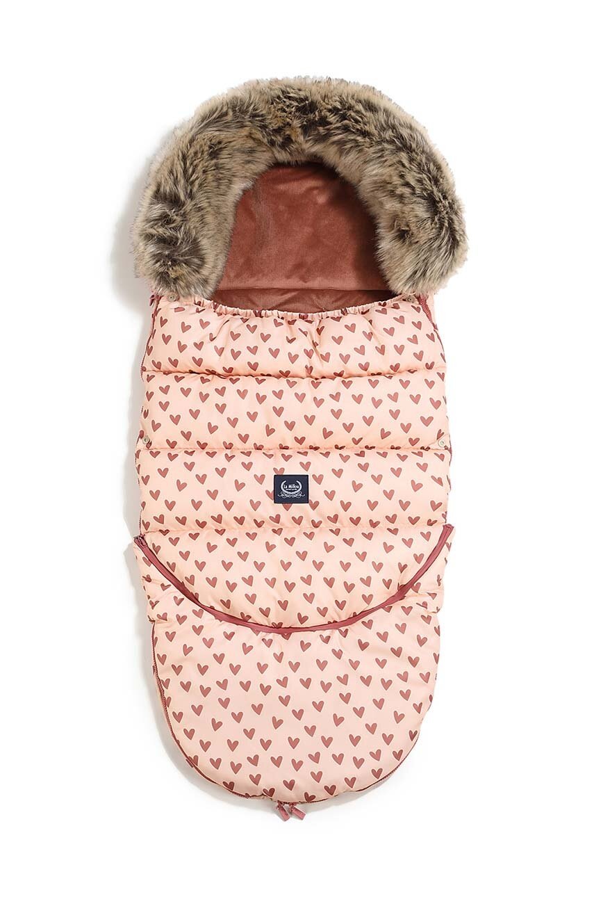 

Спален чувал за количка La Millou Combo Multi HEARTBEAT PINK, Оранжев
