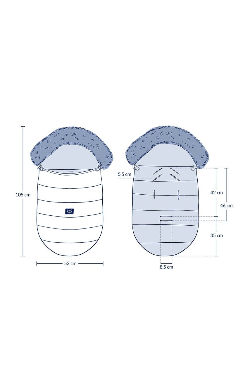 Спальний мішок для візка La Millou Uni ARCTIC FRIENDS Спальний мішок для візка La Millou Uni ARCTIC FRIENDS