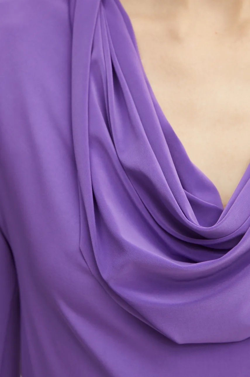 Μπλουζάκι Silvian Heach ROSIZ χρώμα: μοβ, GPA24130BL φωτογραφία