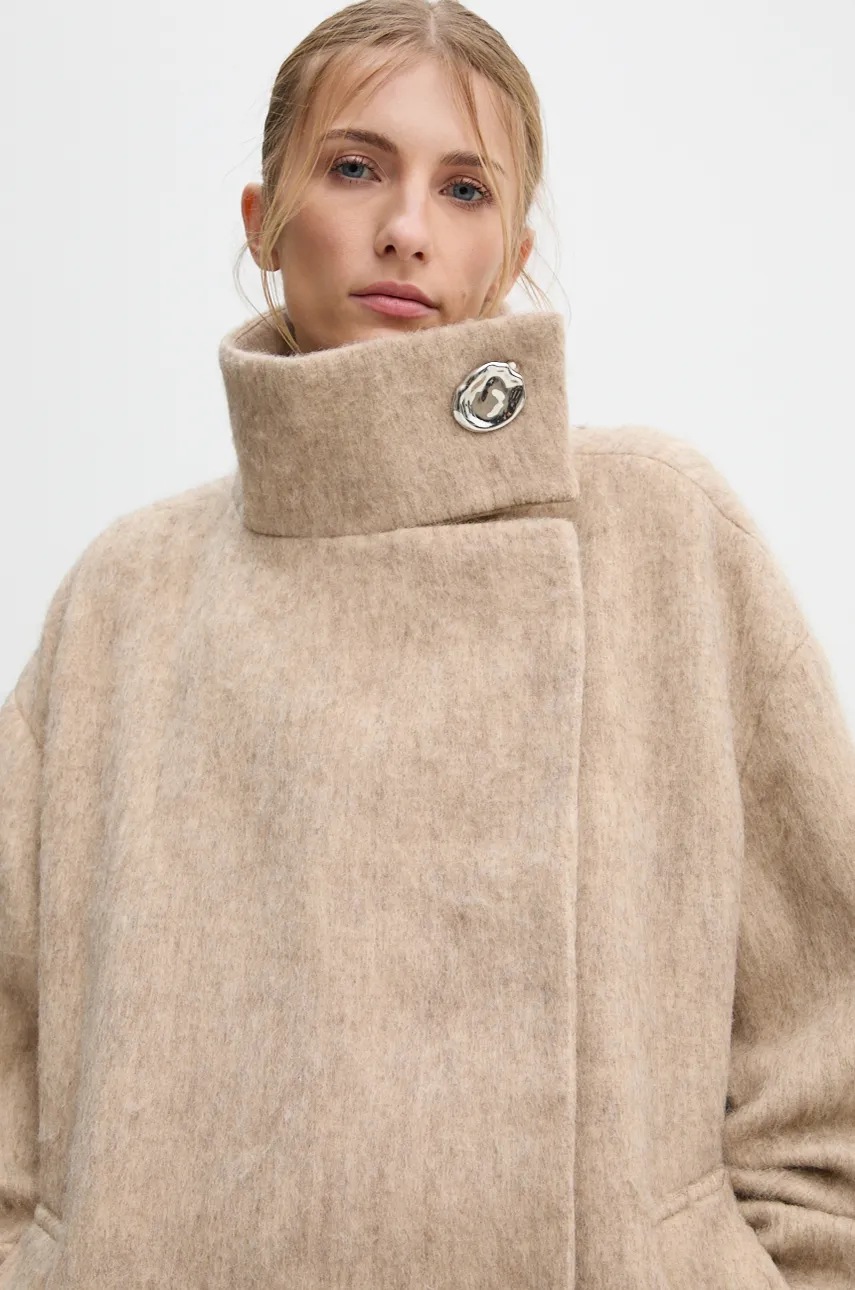 Παλτό από μείγμα μαλλιού Day Birger et Mikkelsen Keaton - Fluffy Wool Blend φωτογραφία