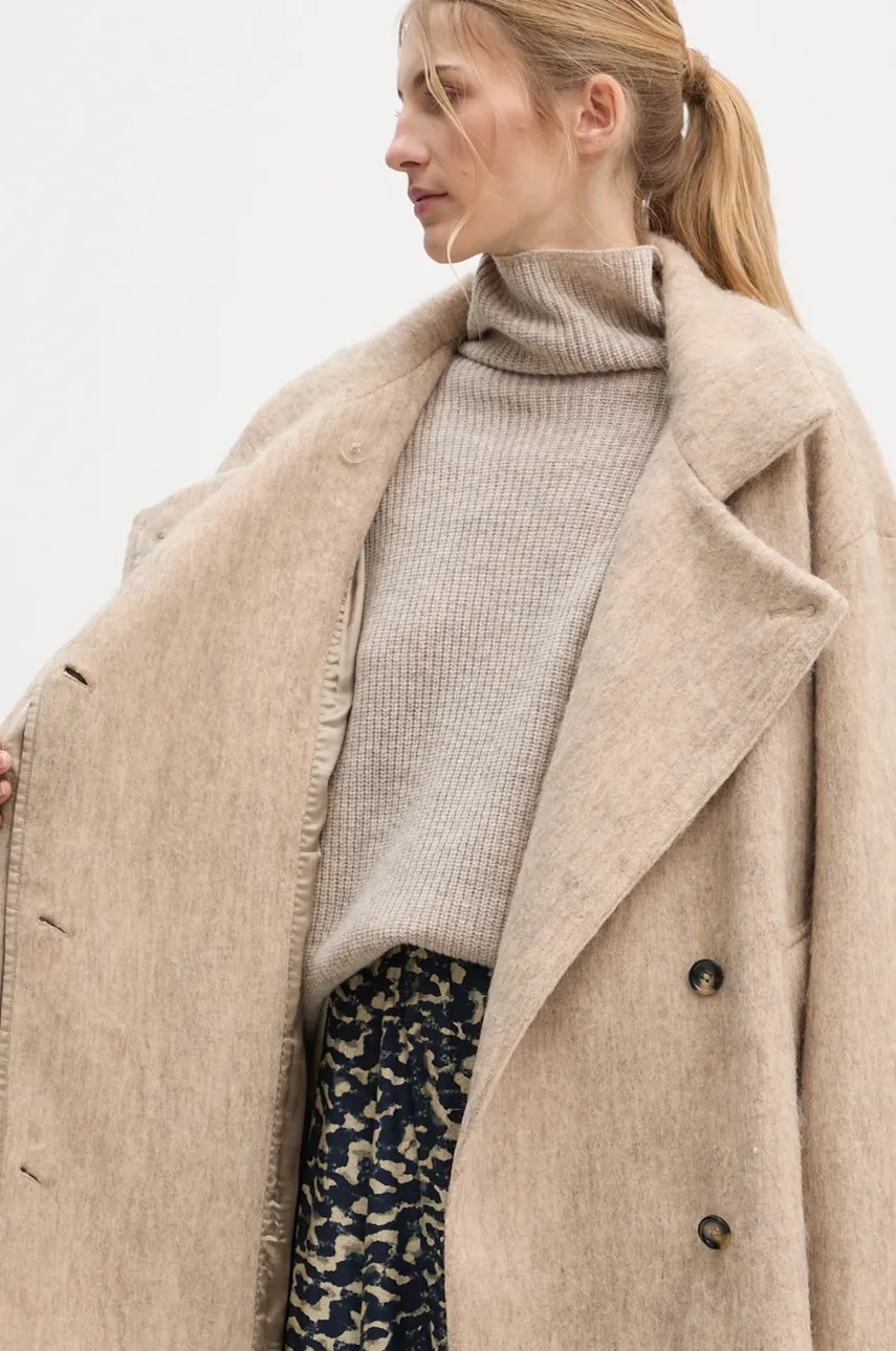 Παλτό από μείγμα μαλλιού Day Birger et Mikkelsen Keaton - Fluffy Wool Blend φωτογραφία