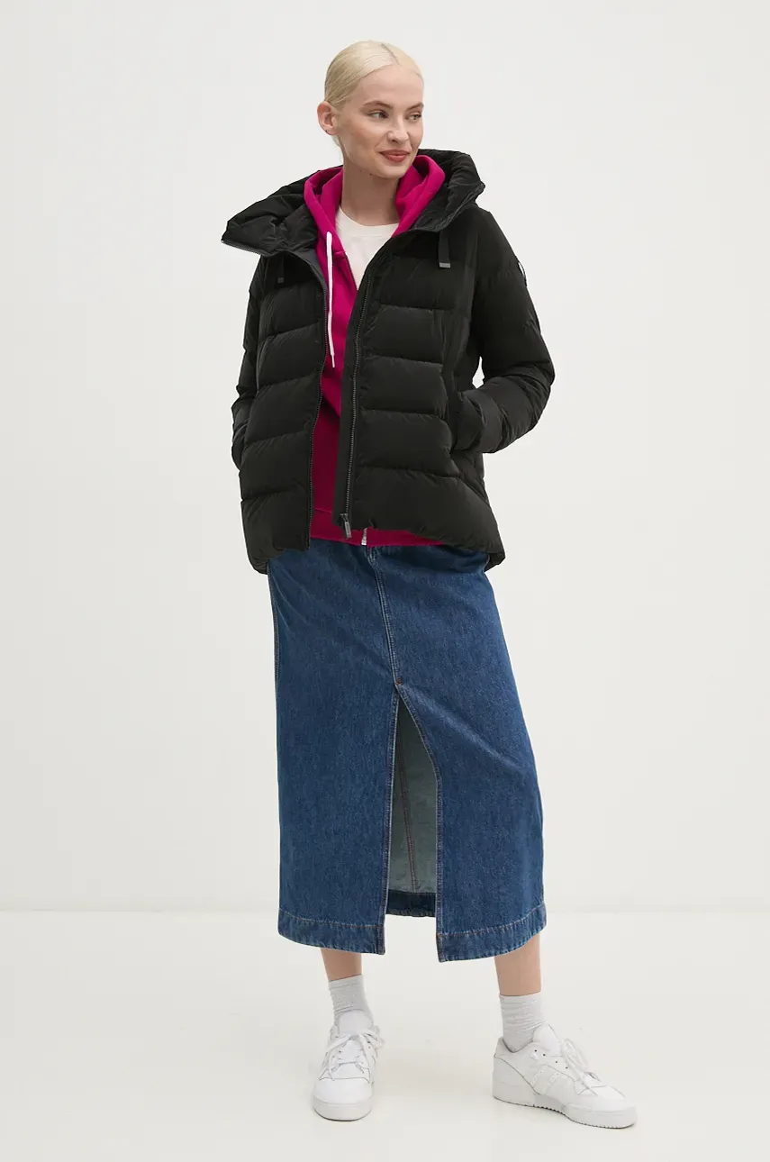 Пуховая куртка Bomboogie женская цвет чёрный зимняя oversize GW6012TGLP4 Пуховая куртка Bomboogie женская цвет чёрный зимняя oversize GW6012TGLP4
