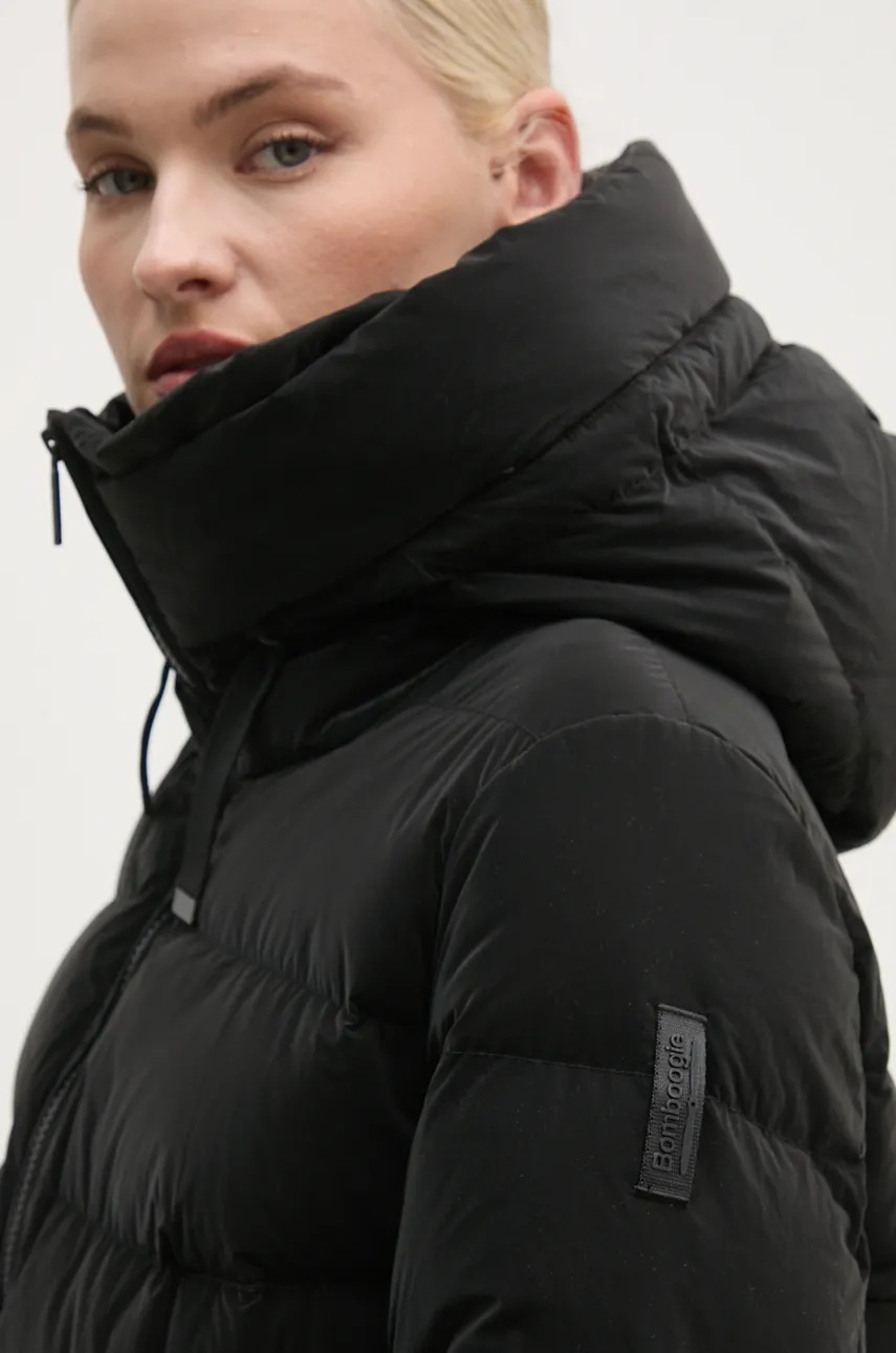 Μπουφάν με επένδυση από πούπουλα Bomboogie χρώμα: μαύρο, GW6012TGLP4 φωτογραφία