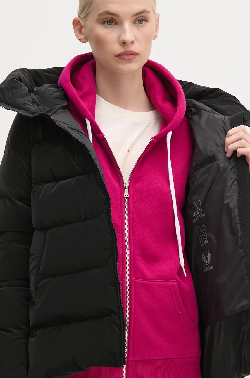 Μπουφάν με επένδυση από πούπουλα Bomboogie χρώμα: μαύρο, GW6012TGLP4 φωτογραφία