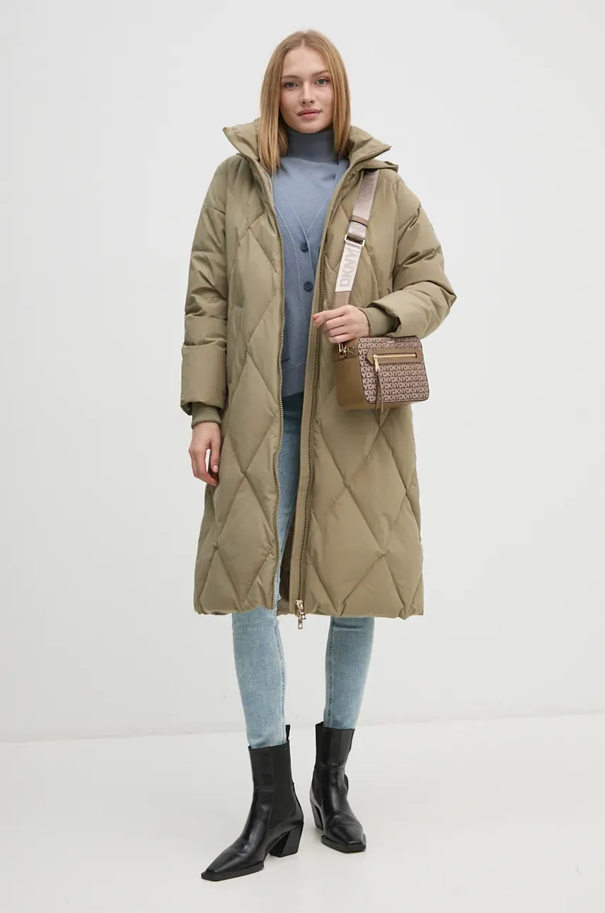 Пуховая куртка Mos Mosh женская цвет зелёный зимняя oversize 164340 Пуховая куртка Mos Mosh женская цвет зелёный зимняя oversize 164340
