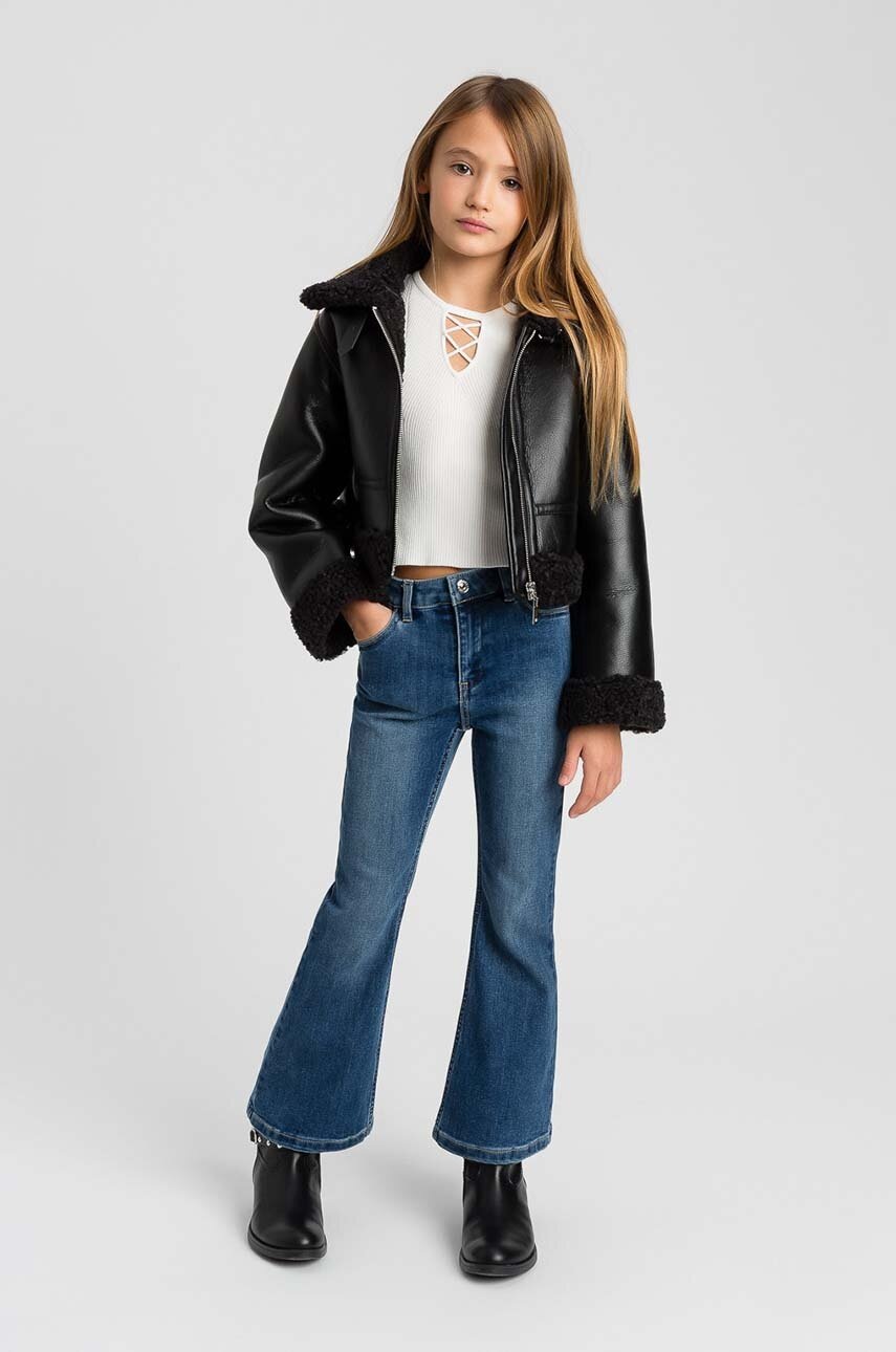 

Детско яке Twinset в черно 242GJ2230, Черен