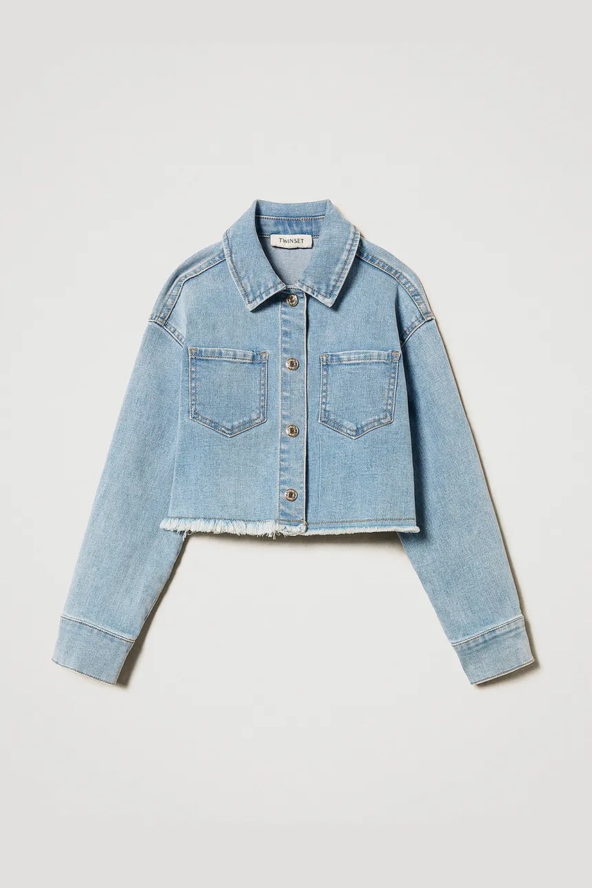 Дитяча джинсова куртка Twinset 251GJ2512