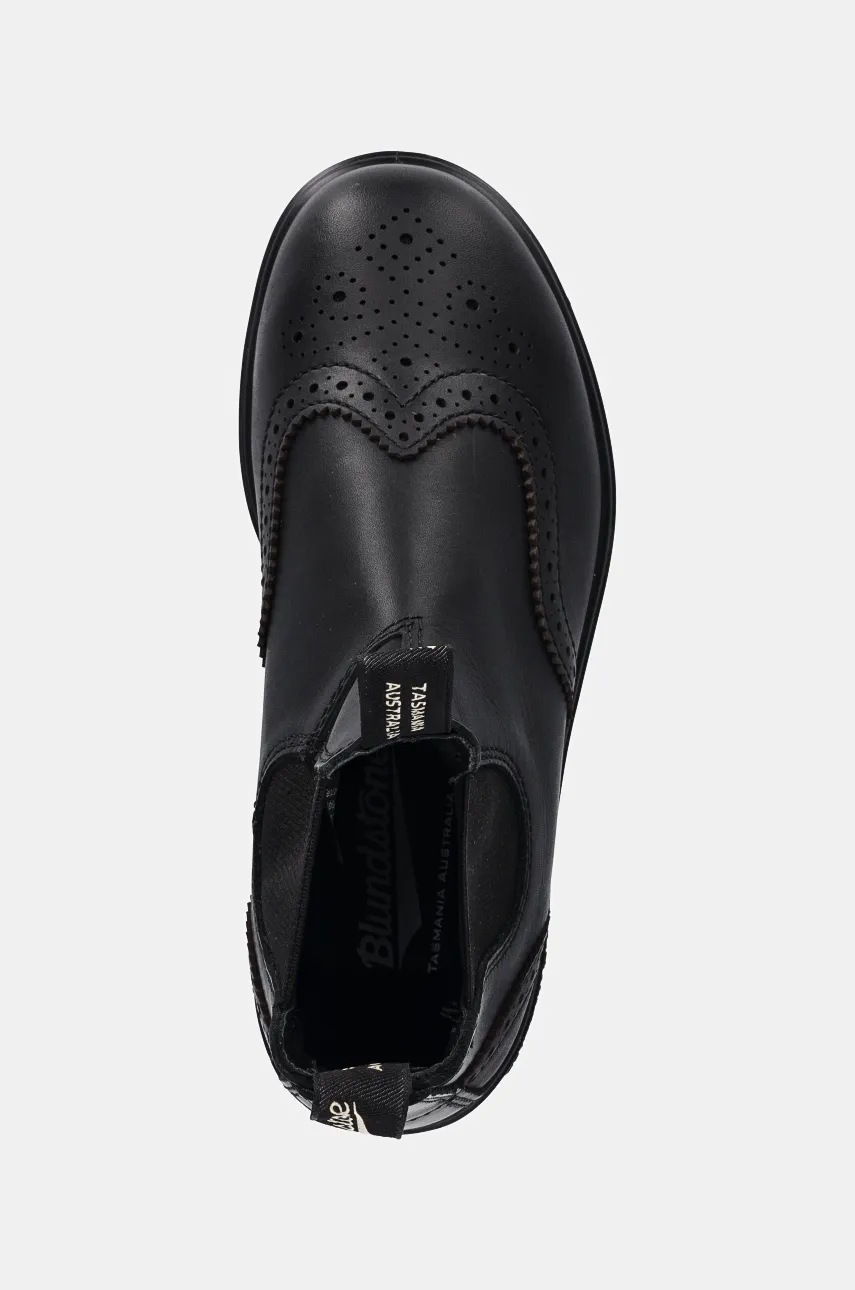 Δερμάτινες μπότες τσέλσι Blundstone χρώμα: μαύρο, 2443 φωτογραφία