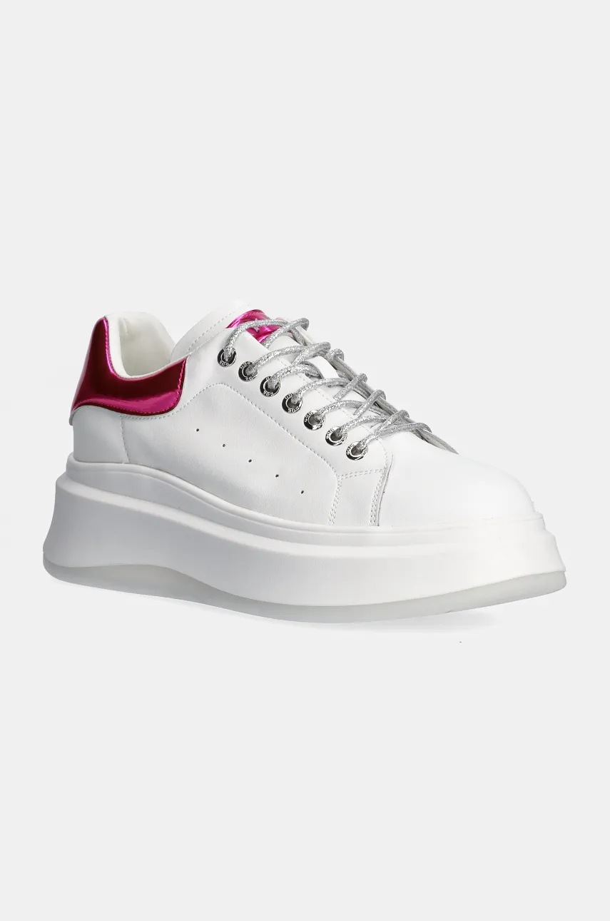 

Кожени маратонки GOE в бяло OO2N4017 WHITE PINK, Бял