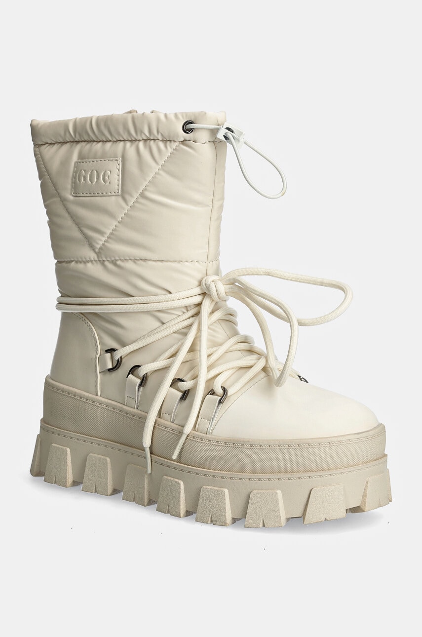 GOE cizme de iarna culoarea bej, OO2N4311 BEIGE