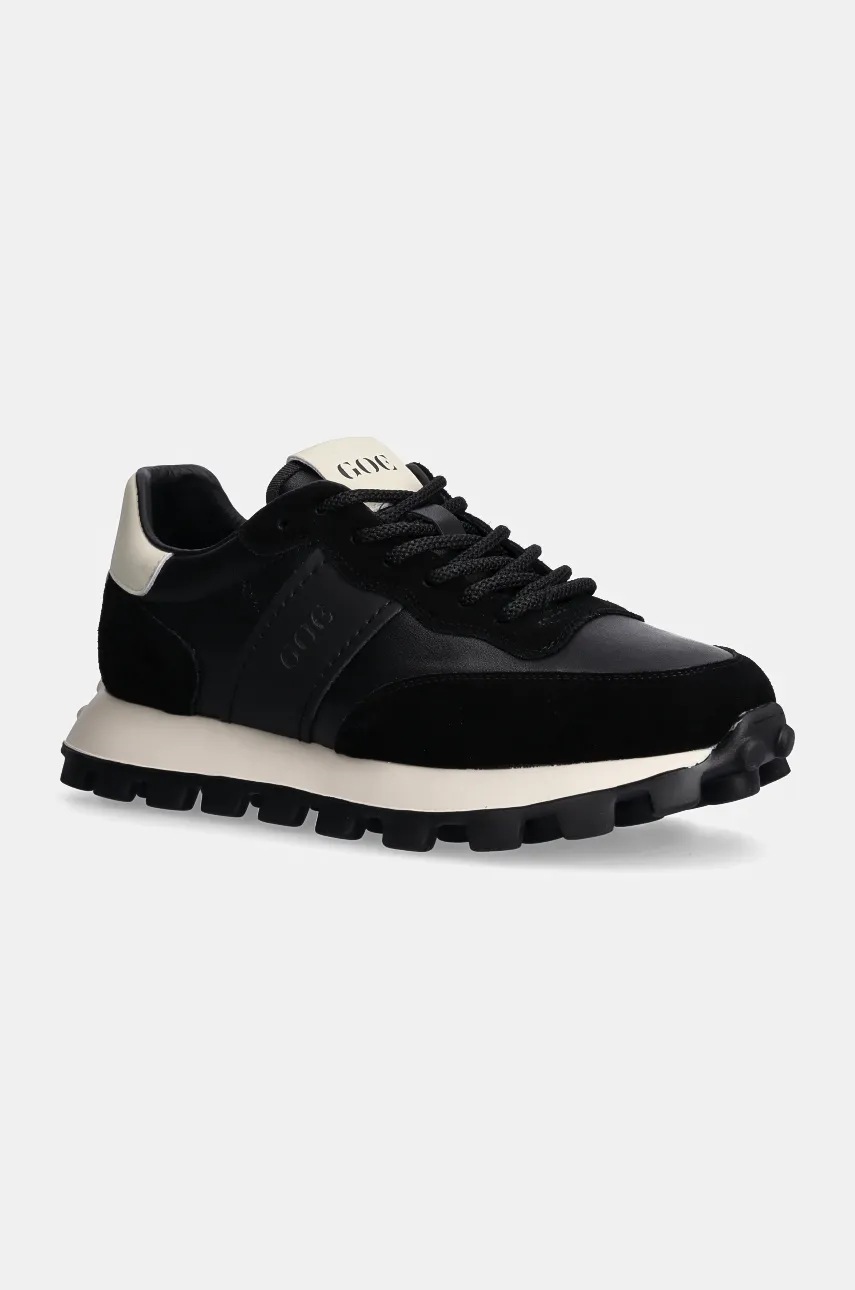 

Кожени маратонки GOE в черно OO1N4001 BLACK, Черен