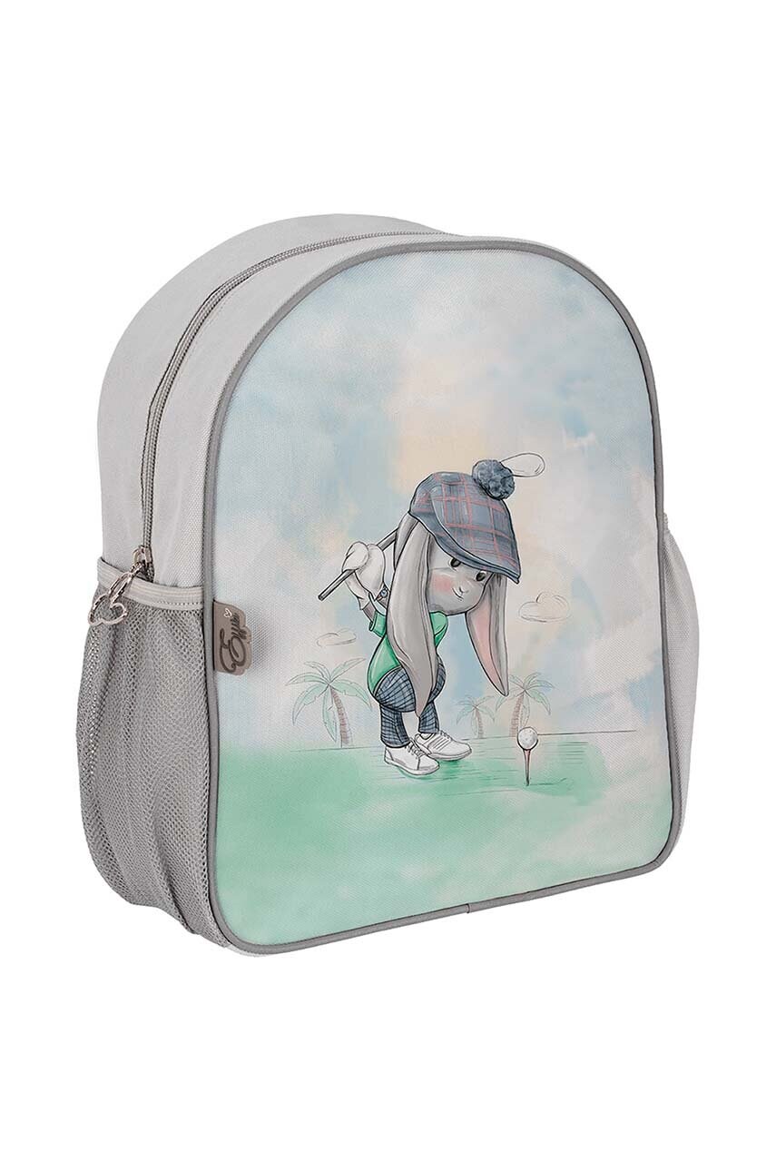 Effiki ghiozdan copii Golfista culoarea verde, mic, cu imprimeu, Plecak