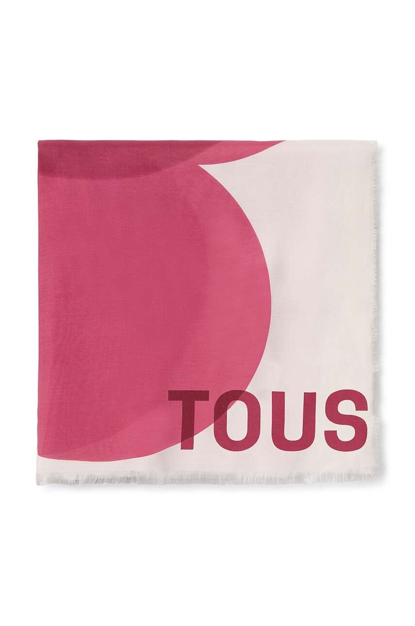 Tous esarfa femei, culoarea roz, modelator, 2002135525