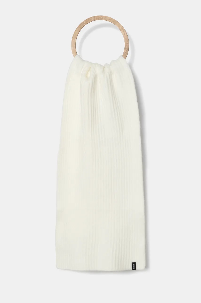 Bomboogie fular femei, culoarea bej, neted, WW8287TZNA3