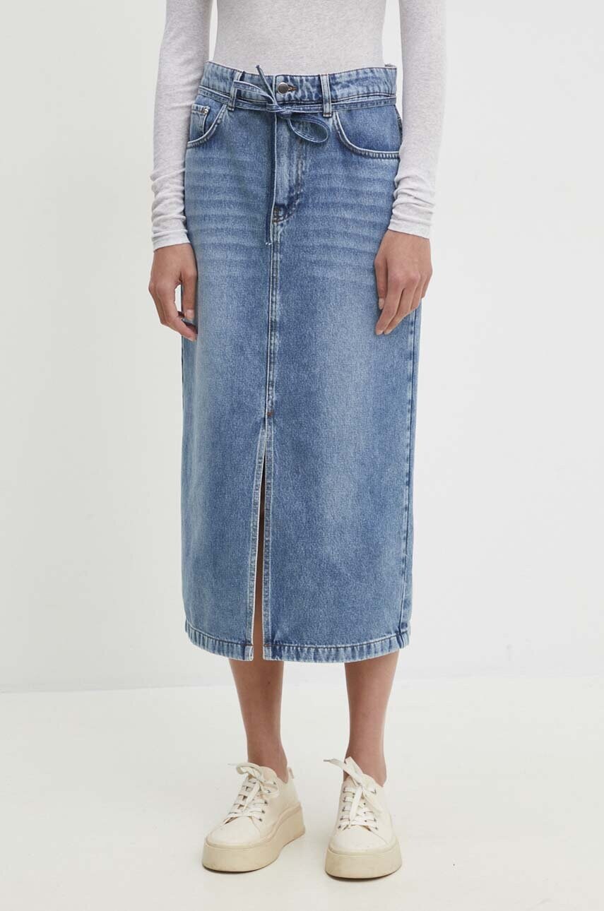 Day Birger et Mikkelsen fustă din denim midi, dreaptă, DAY65242713