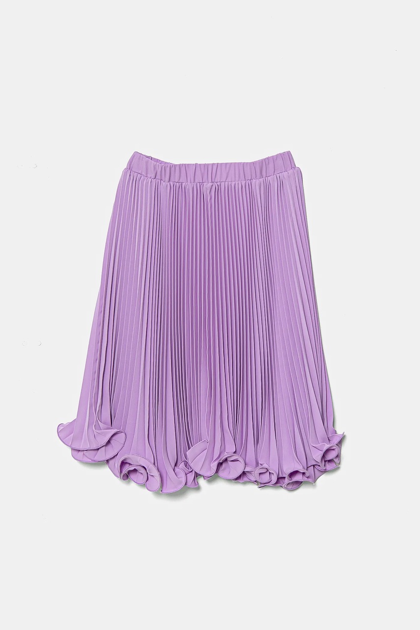 Twinset gyerek szoknya lila, midi, harang alakú, 251GJ2QQ7 termék 2. képe