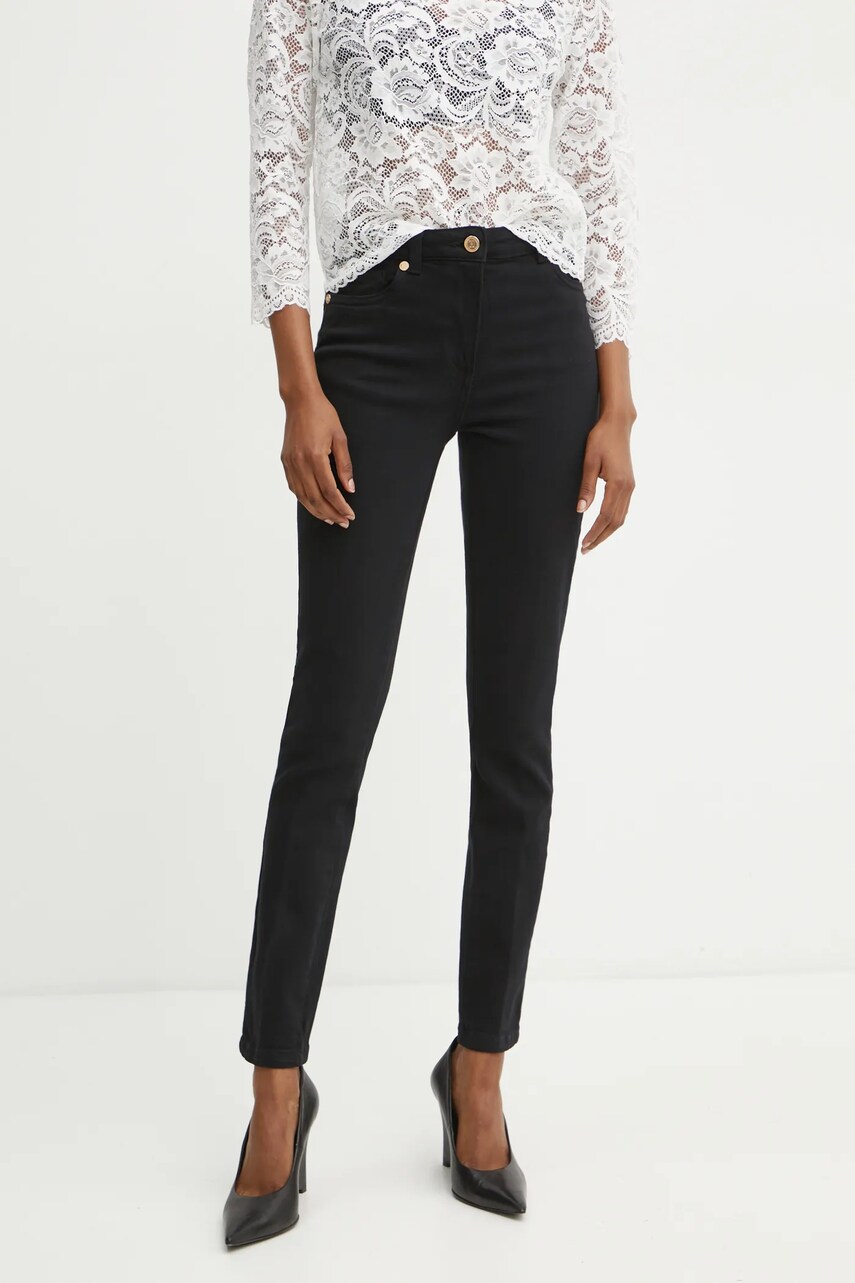 Silvian Heach jeansi TOFOLI (VERONICA) femei, culoarea negru, GPA24167JE