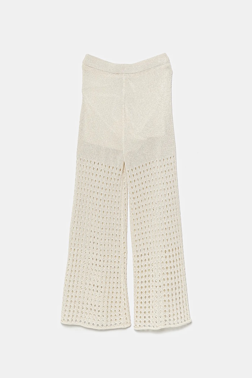 Дитячі штани Twinset колір білий однотонні 251GJ3432 Дитячі штани Twinset колір білий однотонні 251GJ3432