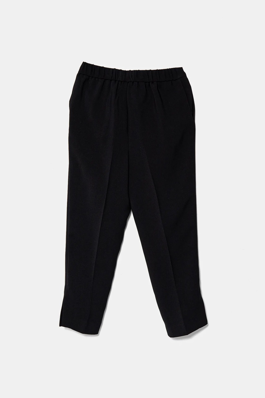 Дитячі штани Twinset колір чорний однотонні 251GJ2QN3 Дитячі штани Twinset колір чорний однотонні 251GJ2QN3