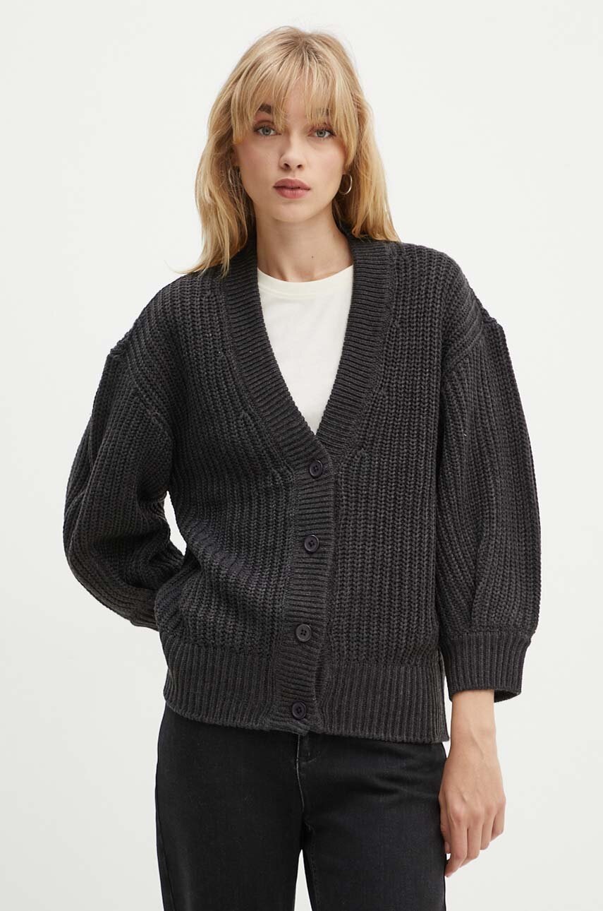 

Жилетка Silvian Heach RINER в сиво от топла материя GPA24062CD, Сив