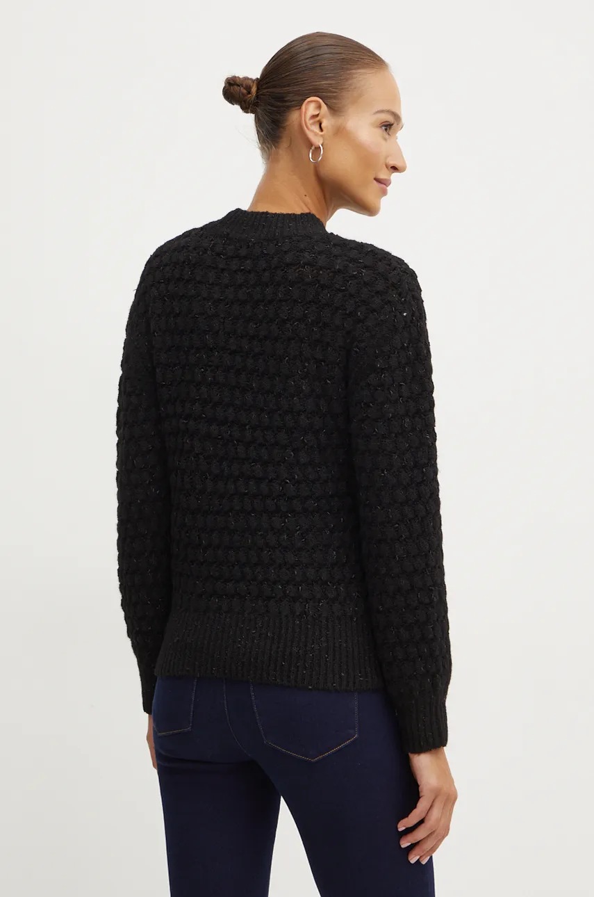 Πουλόβερ Silvian Heach TILZI χρώμα: μαύρο, CVA24034MA φωτογραφία