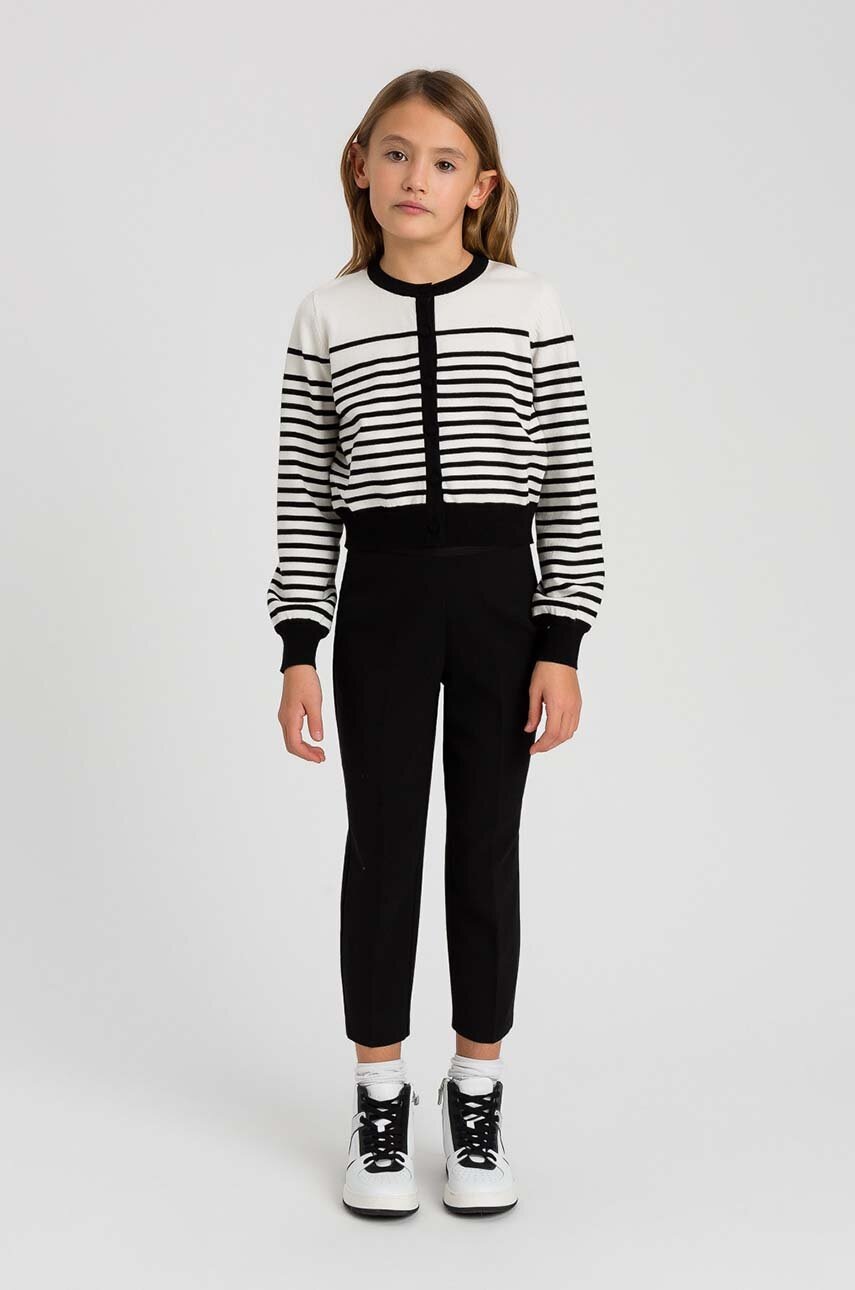 

Детски пуловер с вълна Twinset в бяло 242GJ3031, Бял