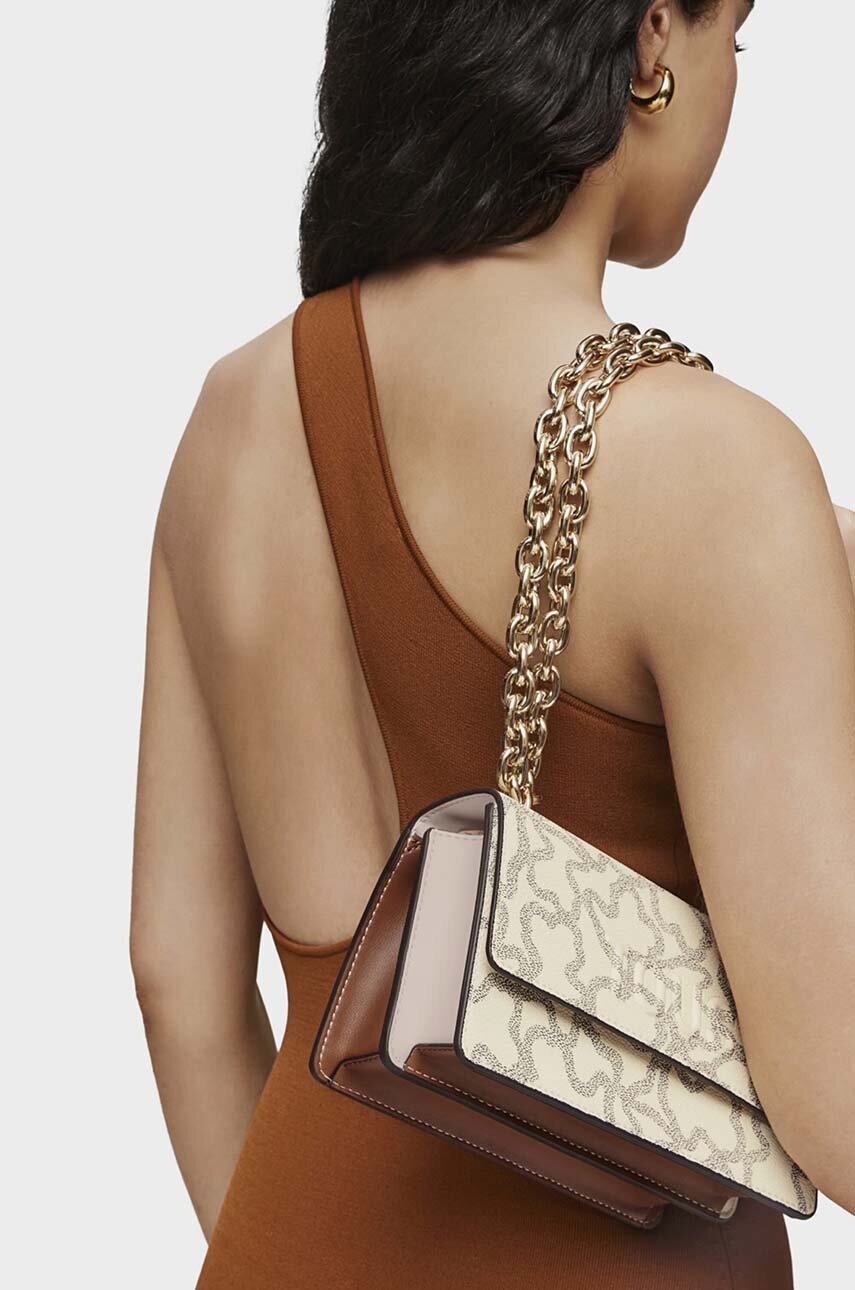 Τσάντα Tous χρώμα: μπεζ, 2002128601 φωτογραφία