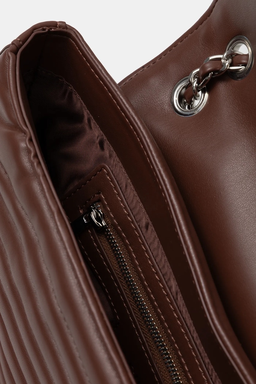 Τσάντα Silvian Heach HEINZ χρώμα: καφέ, RCA24008BO φωτογραφία