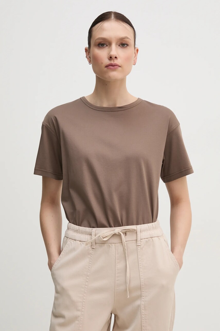 Mos Mosh tricou din bumbac femei, culoarea alb, 146350
