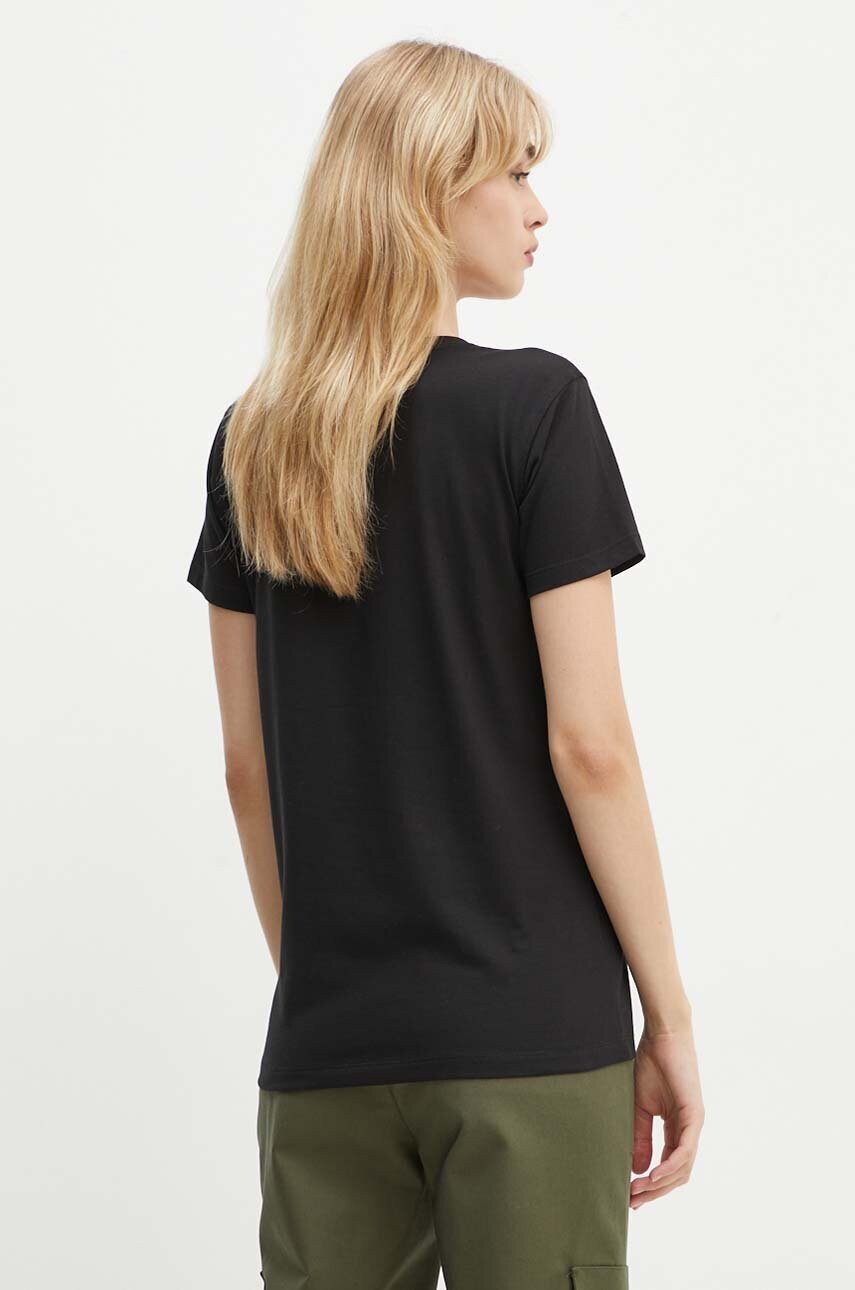 Silvian Heach t-shirt CHEKER női, fekete, GPA24057TS termék 2. képe