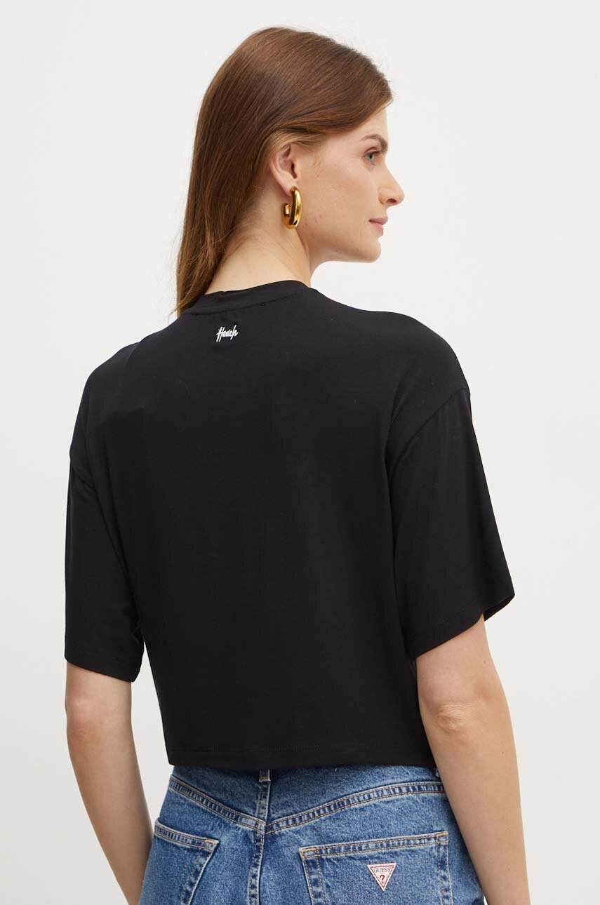 Silvian Heach t-shirt HALFI női, fekete, GPA24339TS termék 2. képe