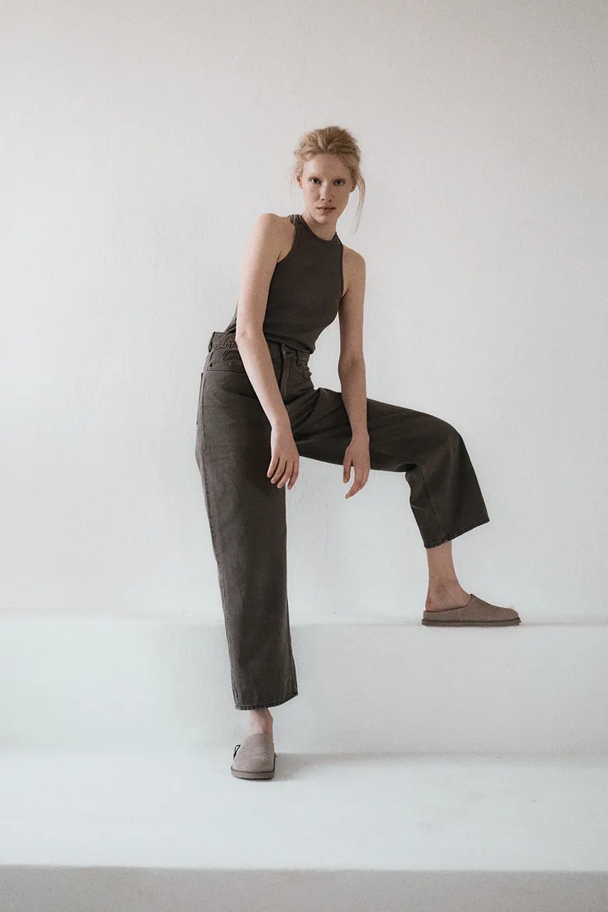 Βαμβακερό τοπ MUUV. PRESSE χρώμα: πράσινο, PRESSE φωτογραφία