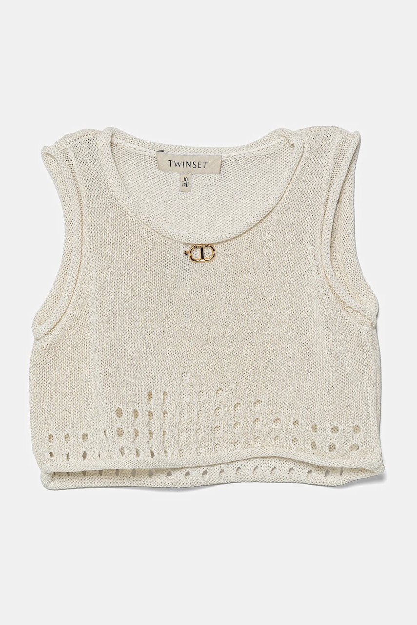 Twinset gyerek top fehér, 251GJ3431 akciós termékkép 1
