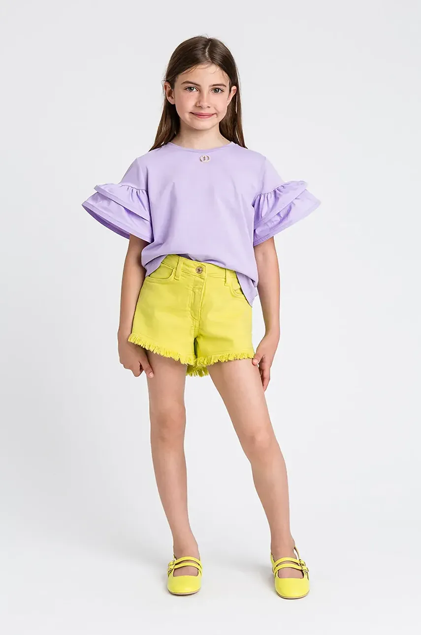 Twinset gyerek póló lila, 251GJ2440 akciós termékkép 1