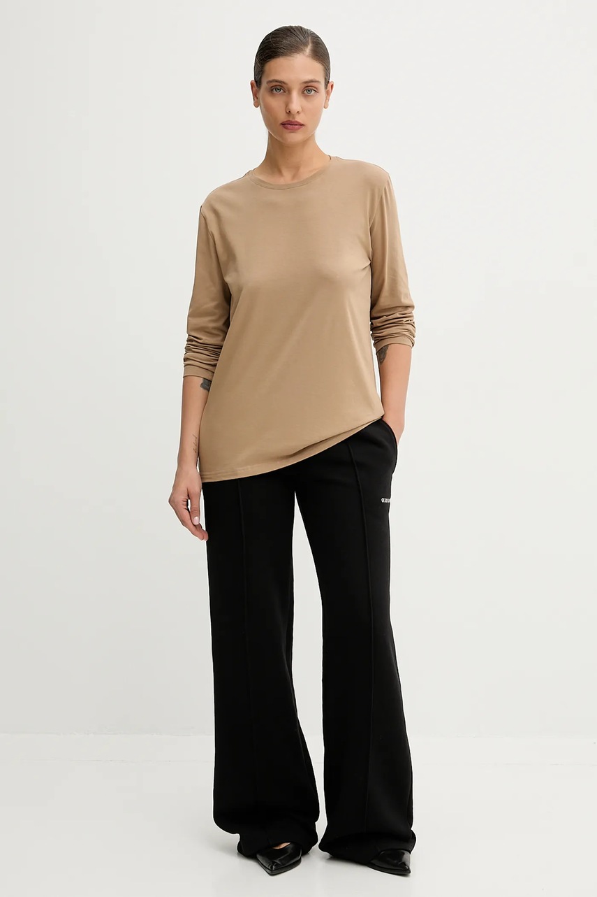 Μακρυμάνικο MUUV. χρώμα: μπεζ, 0 φωτογραφία