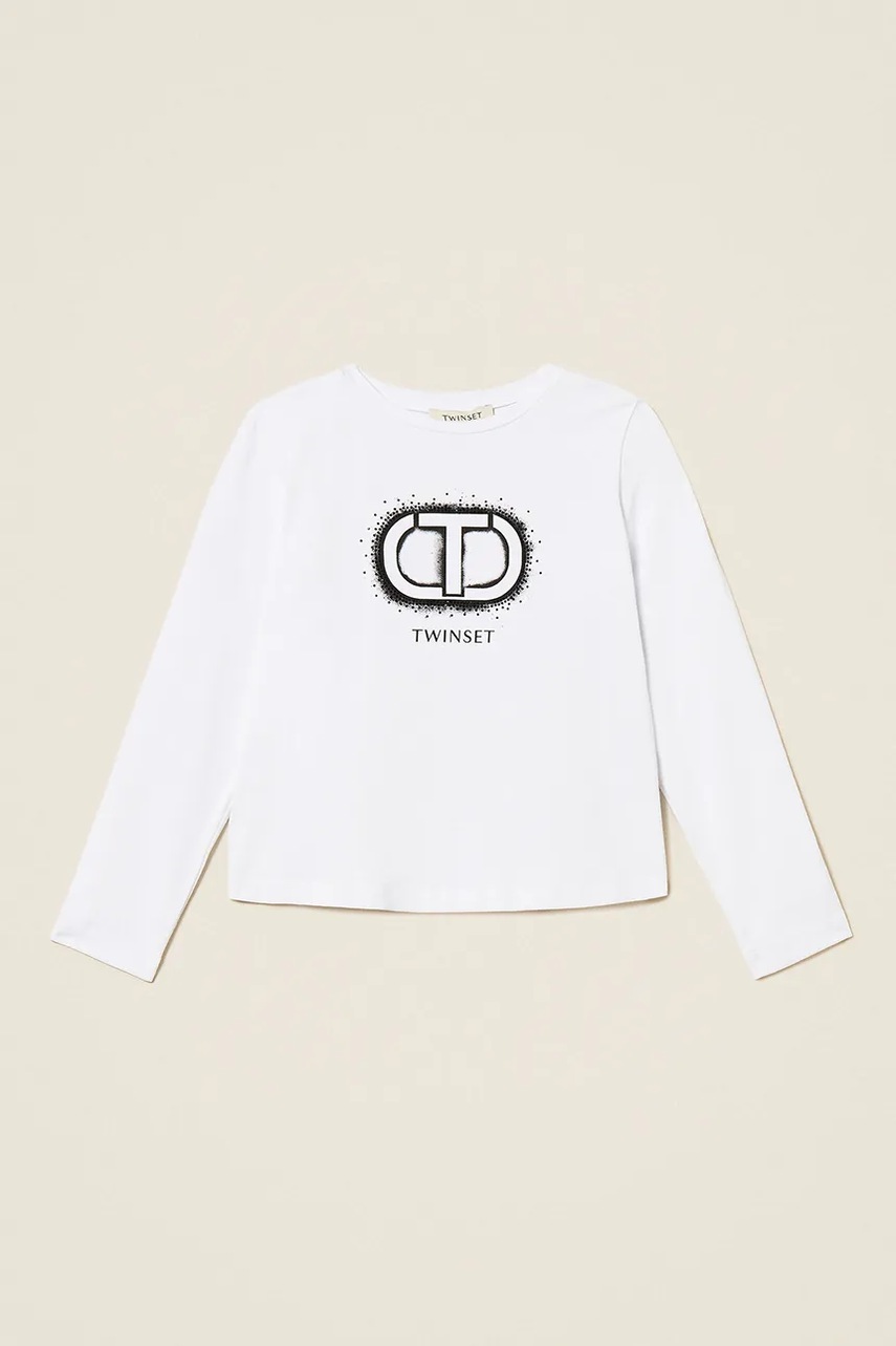 Детский лонгслив Twinset цвет белый 252GJ2320