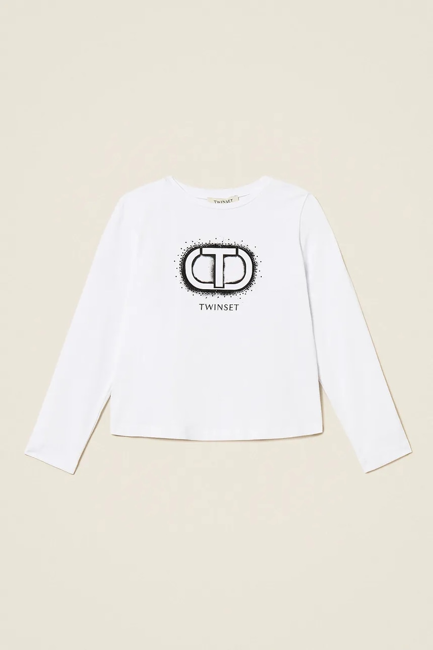Детский лонгслив Twinset цвет белый 252GJ2320 Детский лонгслив Twinset цвет белый 252GJ2320
