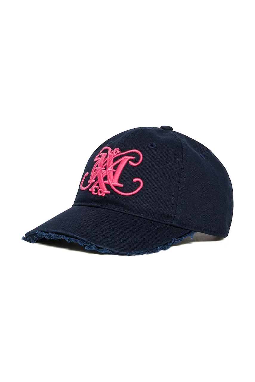Детская хлопковая кепка MAX&Co. MAXF12F HAT цвет синий MX0240 Детская хлопковая кепка MAX&Co. MAXF12F HAT цвет синий MX0240