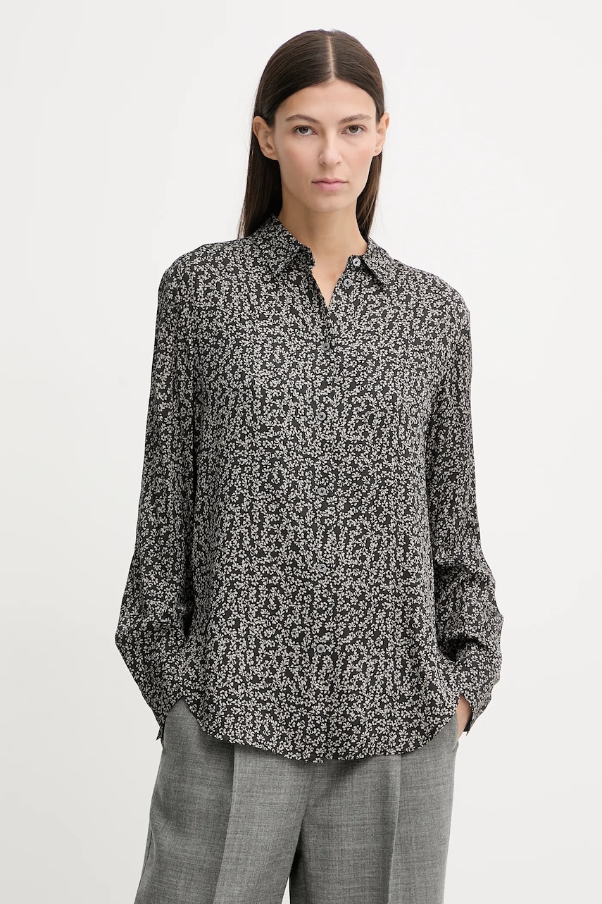 Marc O'Polo cămașă culoarea gri, cu guler clasic, regular, 510084742227