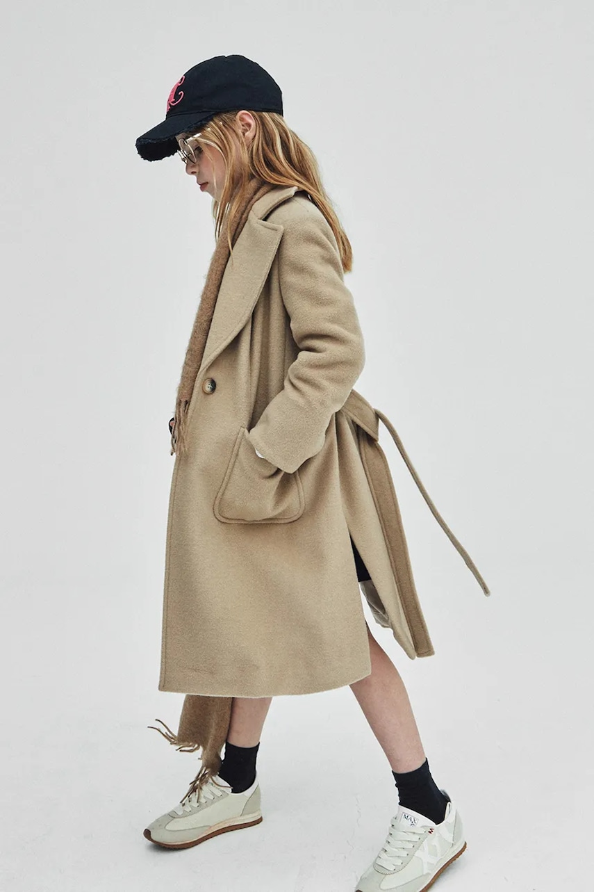 Levně Dětský kabát MAX&Co. MAXJ1F JACKET béžová barva, MX0001