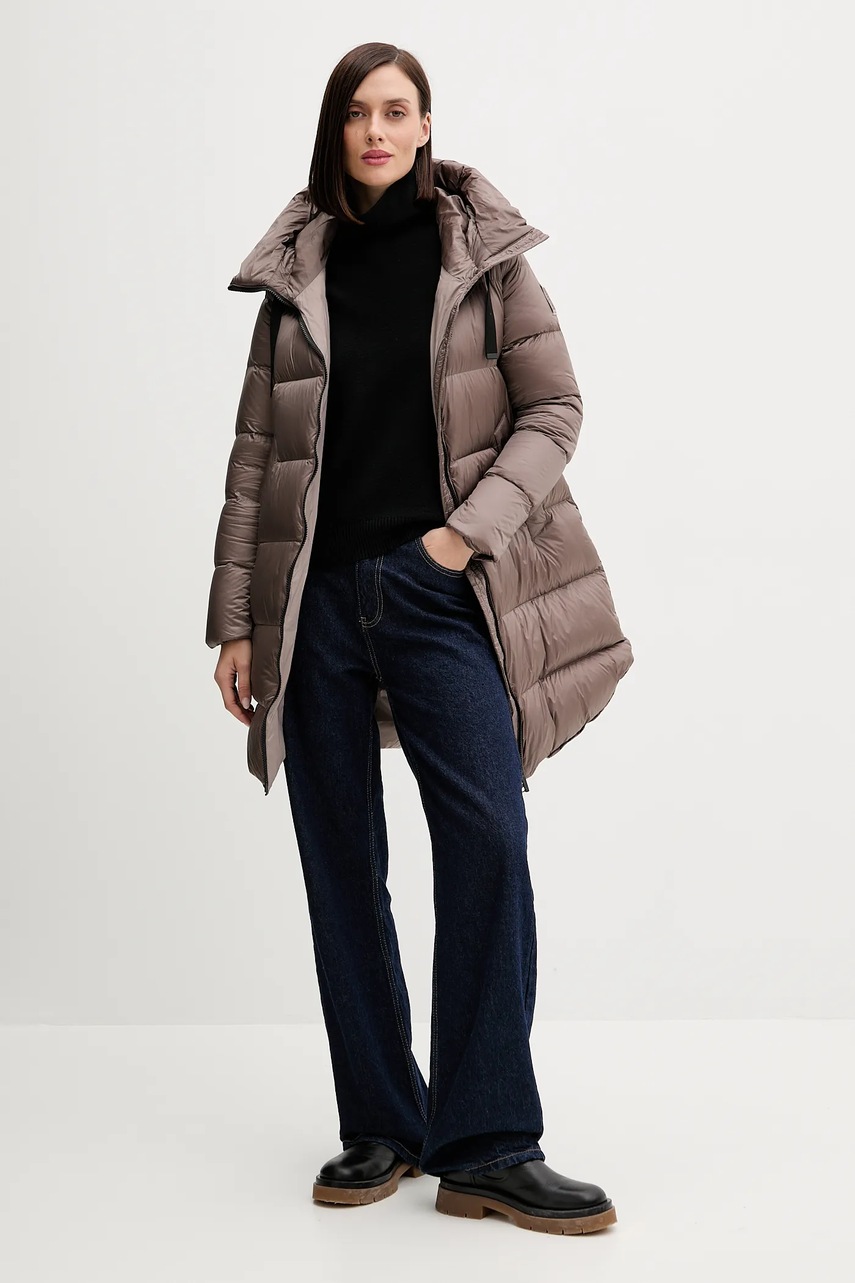 Пуховая куртка Bomboogie GENEVA цвет коричневый зимняя CW6630TDLC5