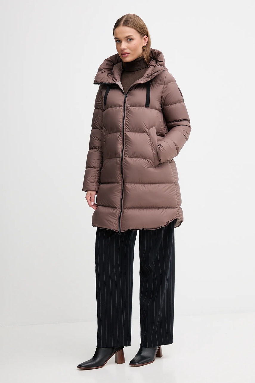 Пуховая куртка Bomboogie GENEVA цвет коричневый зимняя CW6630TTMF5