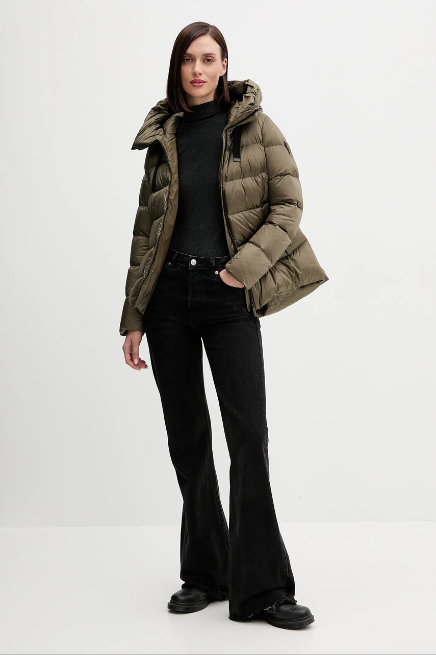 Пуховая куртка Bomboogie ROME цвет зелёный зимняя GW6012TDLC5