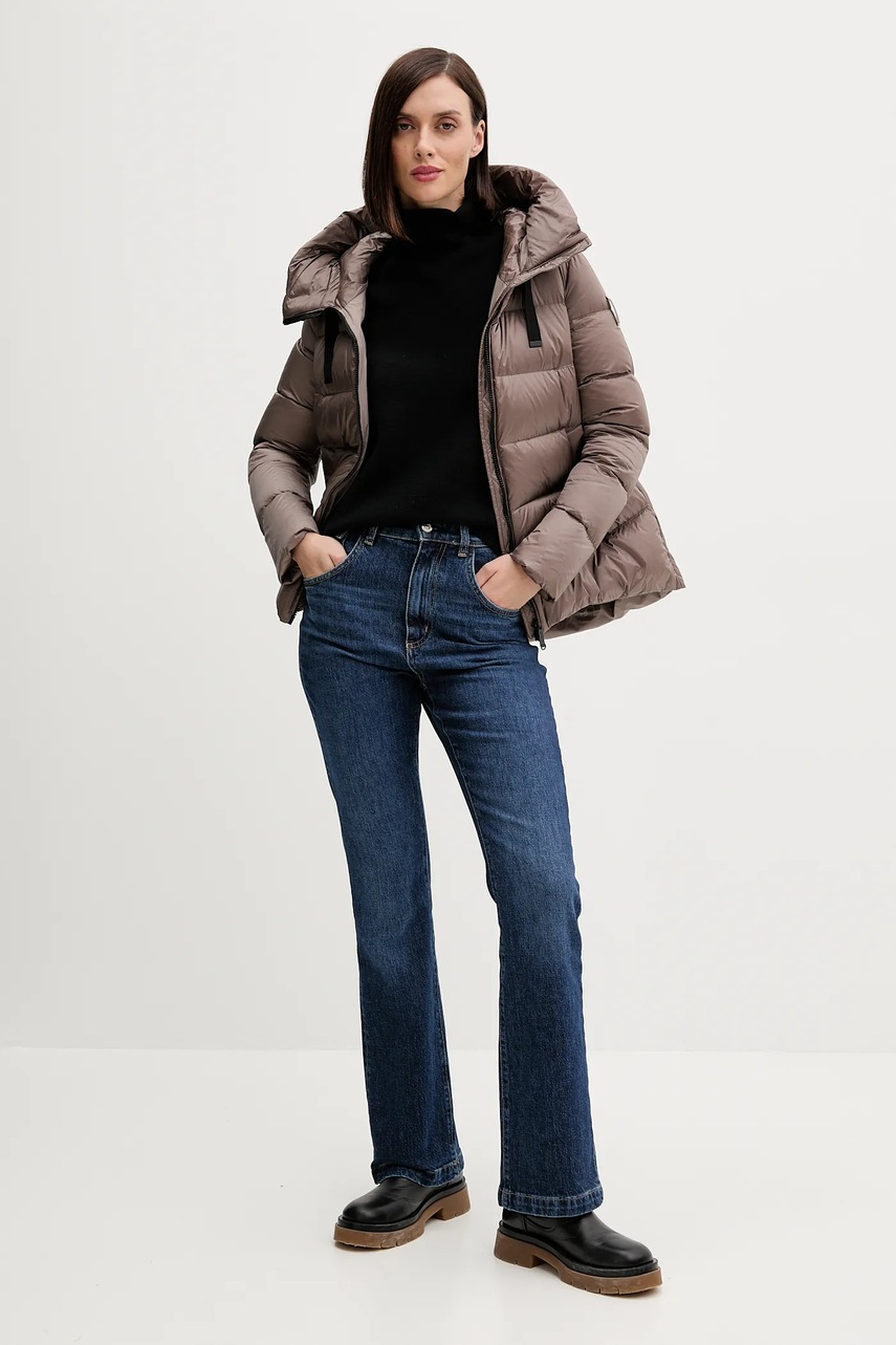 Пуховая куртка Bomboogie ROME цвет коричневый зимняя GW6012TDLC5