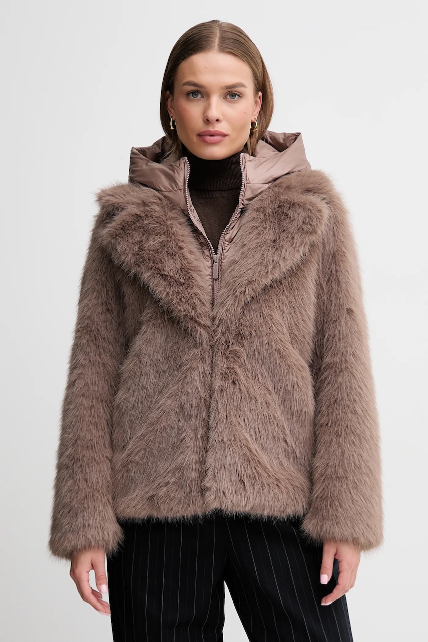 Bomboogie palton de puf culoarea bej, GW9148TFRL5