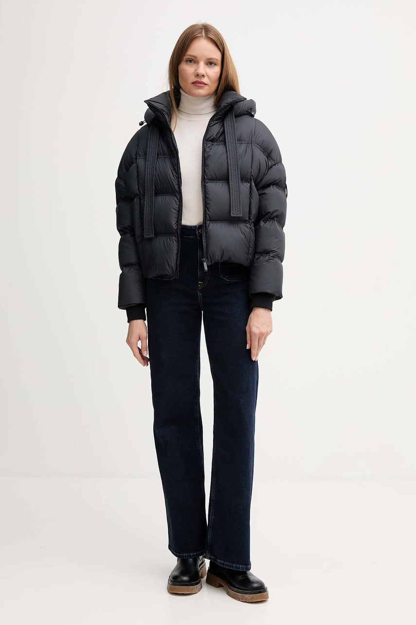 Пуховая куртка Bomboogie цвет чёрный зимняя JW9142TTMF5